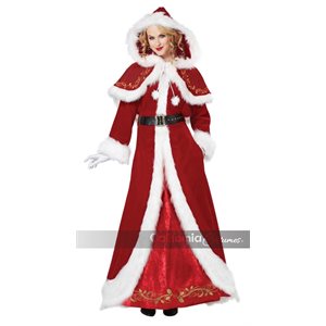 Adult deluxe Mrs. Claus costume Small