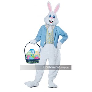 Adult deluxe Easter bunny mascot Small / Medium