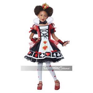 Children deluxe queen of hearts costume