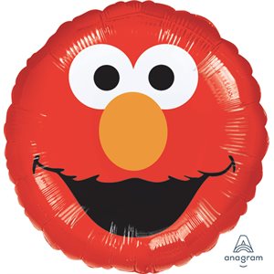 Ballon métallique std tête d’Elmo Sesame Street