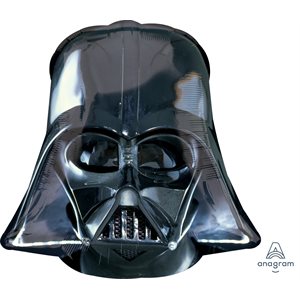 Ballon métallique supershape casque Darth Vader La Guerre des Étoiles