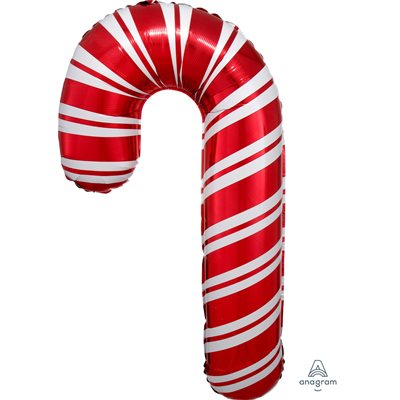 Candy cane supershape foil balloon