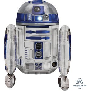 Ballon métallique multi-ballon R2-D2 La Guerre des Étoiles