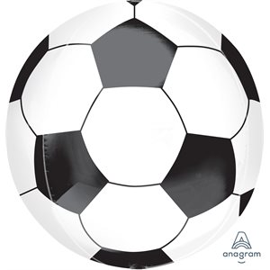 Soccer ball orbz foil balloon