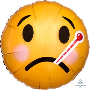 Sick Emoji std foil balloon