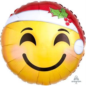 Santa Claus Emoji std foil balloon