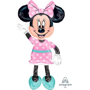 Ballon métallique airwalker Minnie Mouse