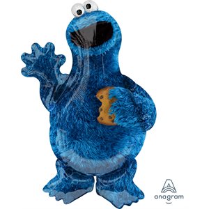 Ballon métallique supershape Cookie Monster Sesame Street