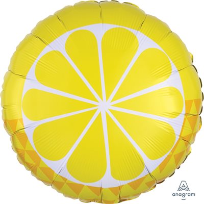 Lemon slice std foil balloon