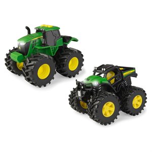 2 tracteurs gator gros pneus 6po John Deere