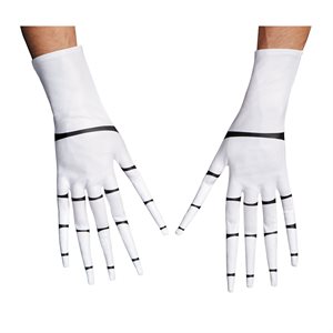 Adult Jack Skellington gloves