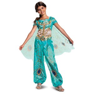 Children classic teal princess Jasmine costume Small (4-6x)