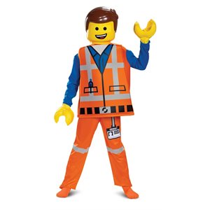 Costume d'Emmet Lego deluxe enfant Moyen (7-8)