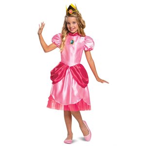 Children classic princess Peach costume Small (4-6x)