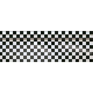 Checker board plastic table cover roll 40inx100ft