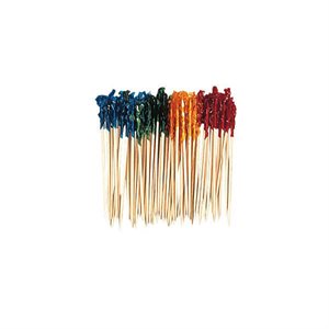 Colored frill picks 4in 50pcs