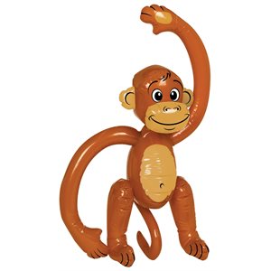 Inflatable monkey 25.5in