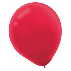 Apple red latex balloons 12in 15pcs