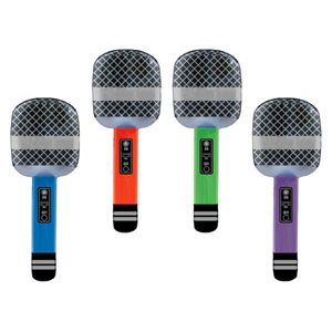 Inflatable microphones 10.5in 4pcs