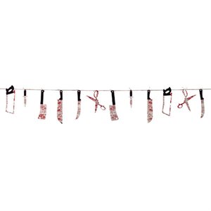 Bloody weapon garland 7.5ft