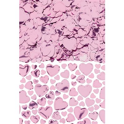 Pink heart confetti 2.5oz