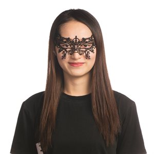 Black lace butterfly eyemask