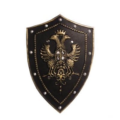 Black & gold flexible coat of arms shield 22x15in