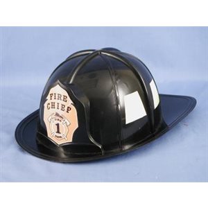 Black fireman hat