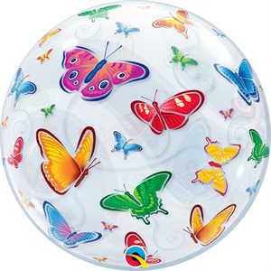 Butterflies bubble balloon