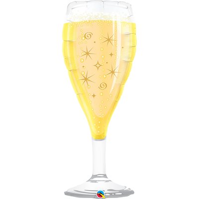 Champagne flute supershape foil balloon