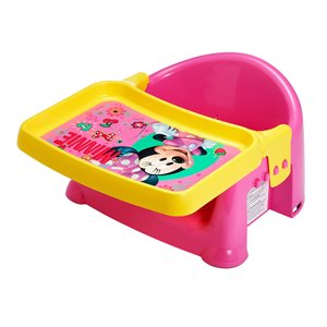 Minnie Mouse booster seat with 3-in-1 tray