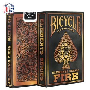 Bicycle element fire playing cards