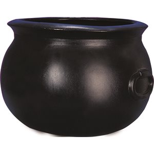 Black witch's cooking pot 16in
