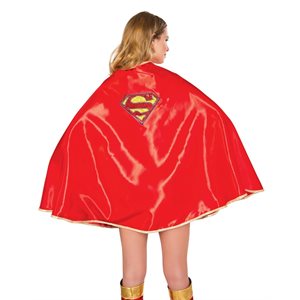 Adult Supergirl deluxe cape 30in