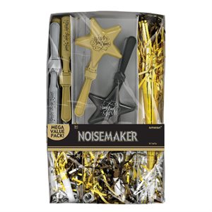 Happy New Year noisermakers 40pcs