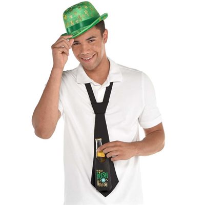 St-Patrick tie with drink holder