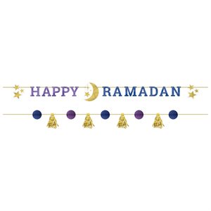 2 banderoles Happy Ramadan