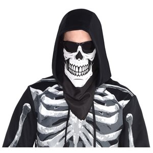 Bandana de squelette noir & blanc