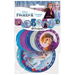 Frozen 2 giant confetti 2in & 3in 48pcs