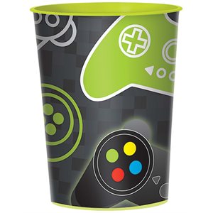 Video game plastic cup 16oz