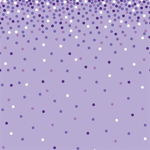 Lavender with dots gift wrap 16ftx30in