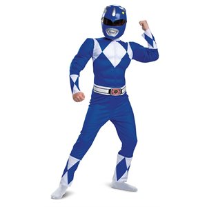 Children classic Blue Ranger costume Small (4-6)