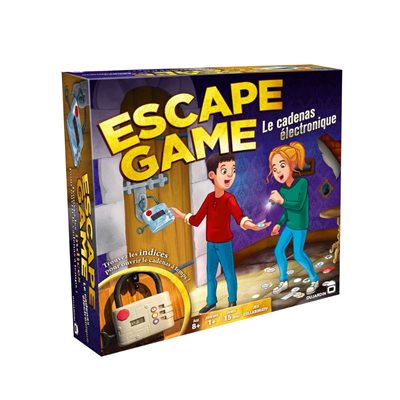 Dujardin Escape Game electronic padlock french cooperative game