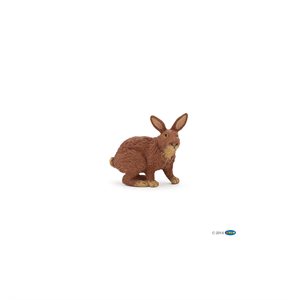 Figurine de lapin brun 4.60x3x4cm Papo