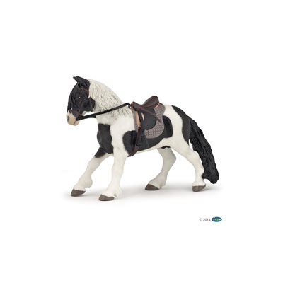 Papo pony with saddle figurine 4.20x10.90x9.50cm