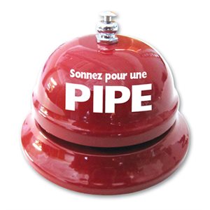 "Sonnez pour une pipe" table bell