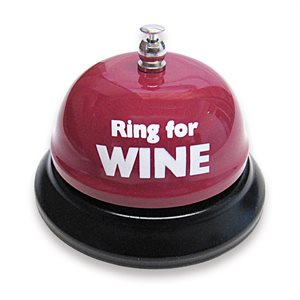Cloche de table "ring for wine"