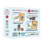 "Une patate à vélo" french card game 3-6 years old