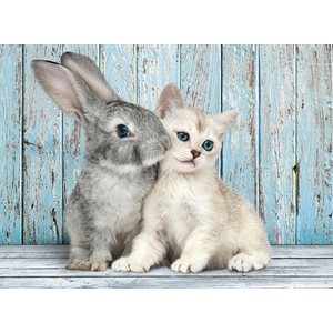 Clementoni bunny & kitten puzzle 500pcs