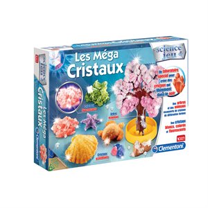 Clementoni mega crystals french game & science